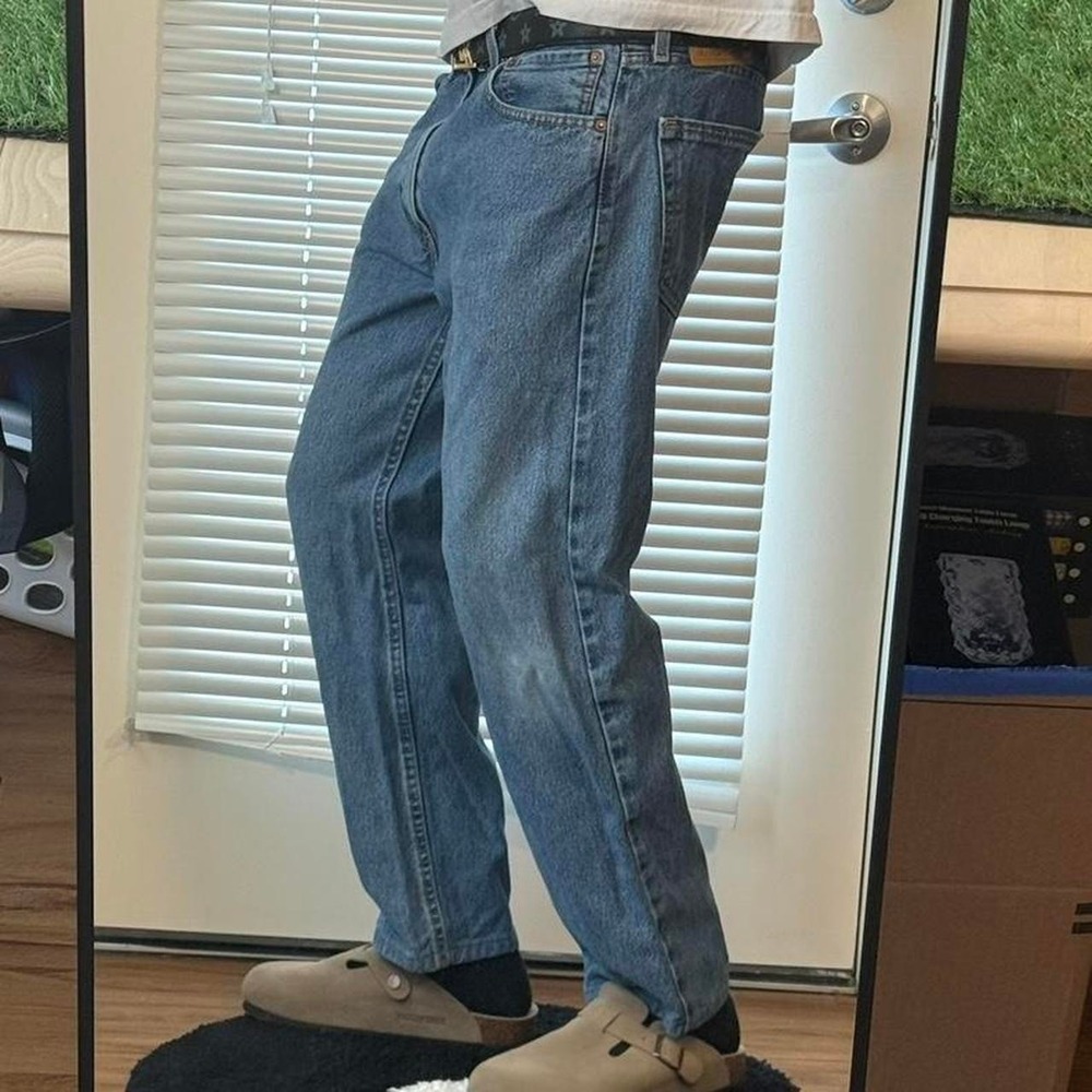 Y2K Levi's 505 Regular fit blue jeans 34x30